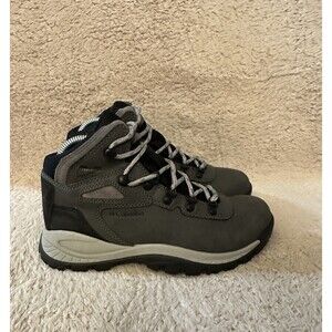 Columbia Omni Grip Gray Leather Waterproof Hiking Boots BL3783-052 Women's 7.5